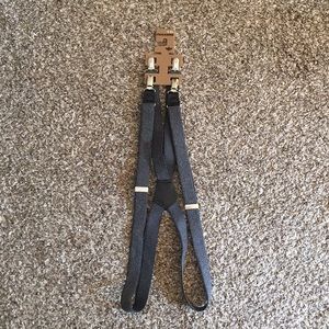 NEW Dockers Gray Suspenders